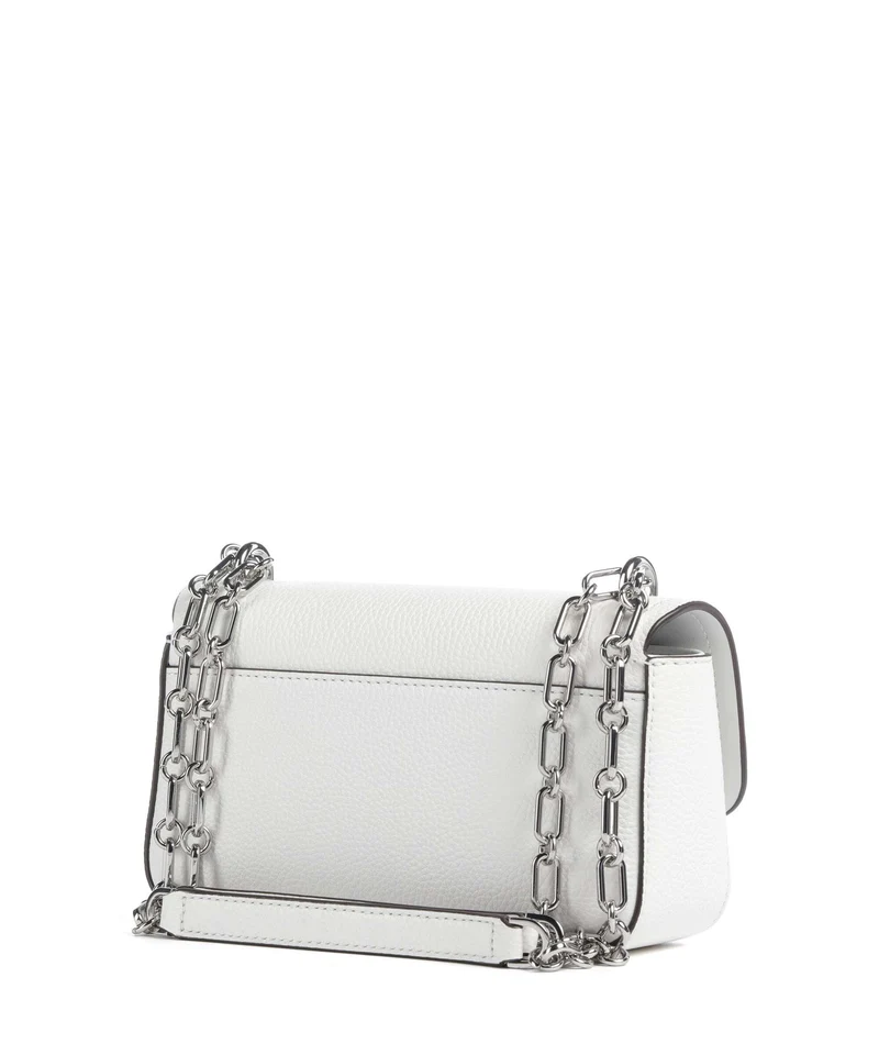 Michael Kors Tribeca Small Schultertasche optic white