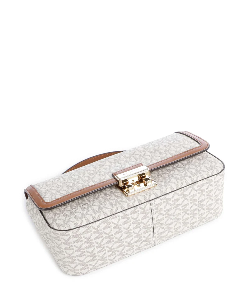Michael Kors Tribeca Large Schultertasche vanilla/acorn