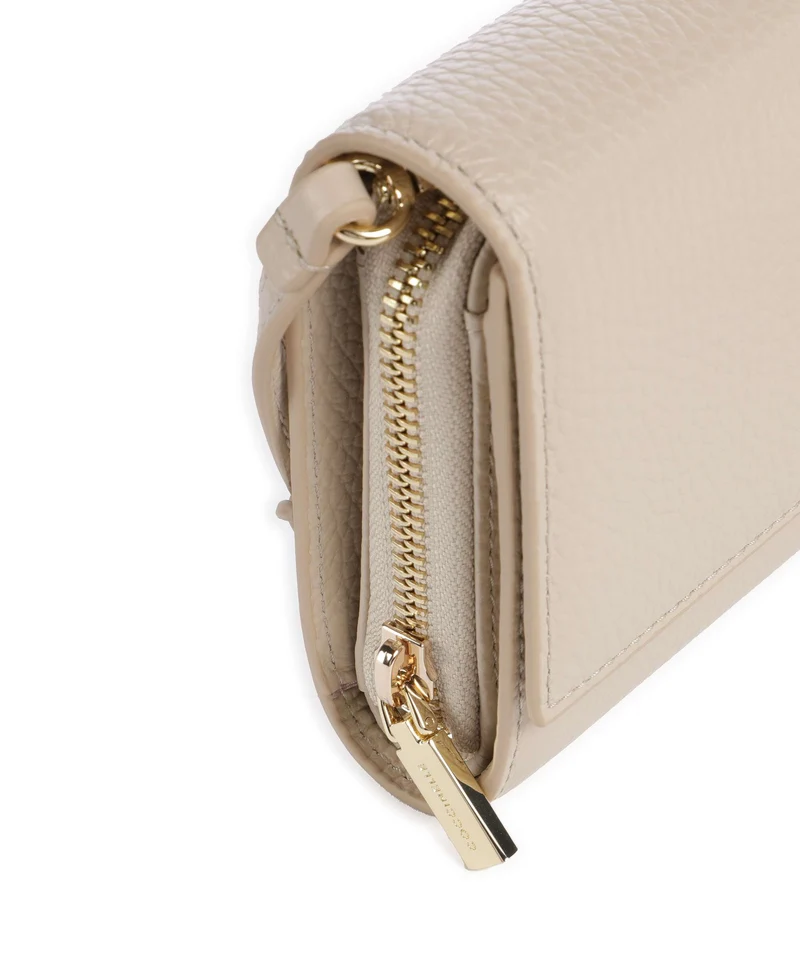 Coccinelle Metallic Soft Geldbörse sandshell