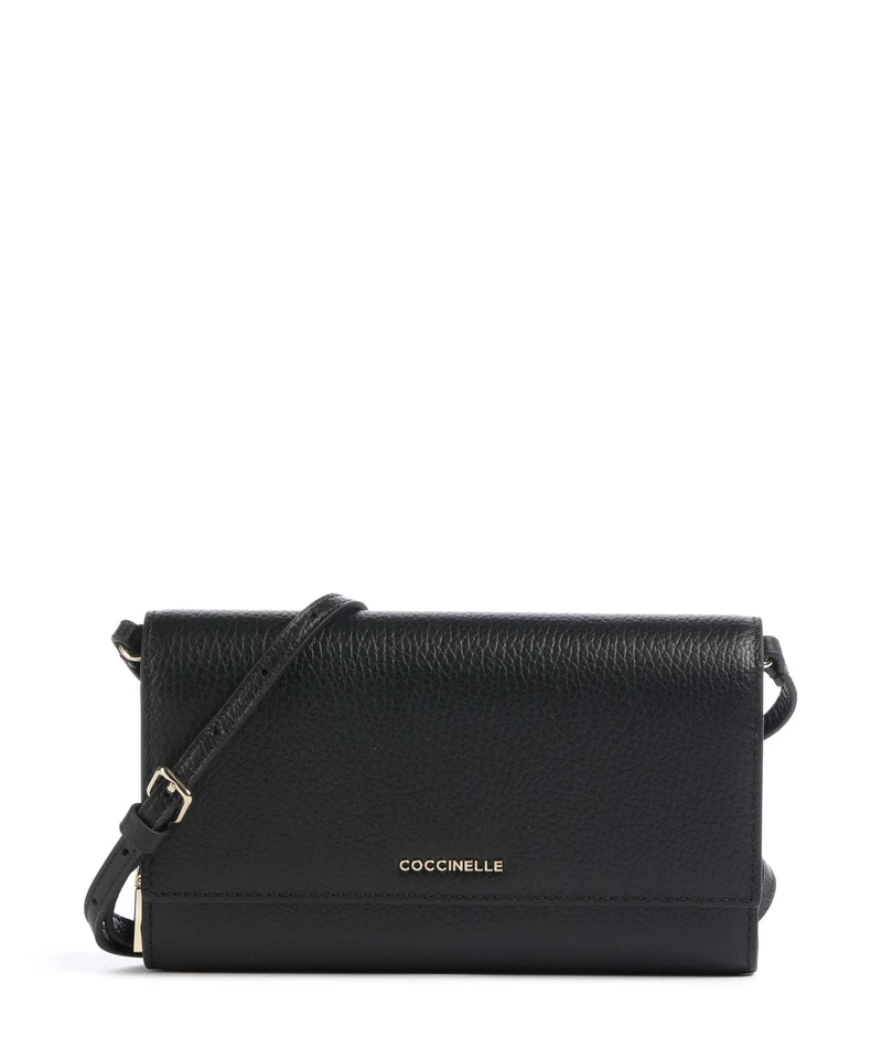 Coccinelle Metallic Soft Geldbörse noir