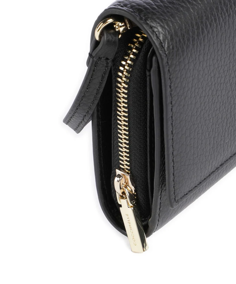 Coccinelle Metallic Soft Geldbörse noir