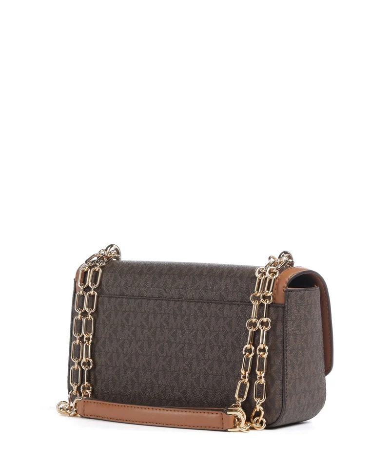 Michael Kors Tribeca Large Schultertasche brown/acorn