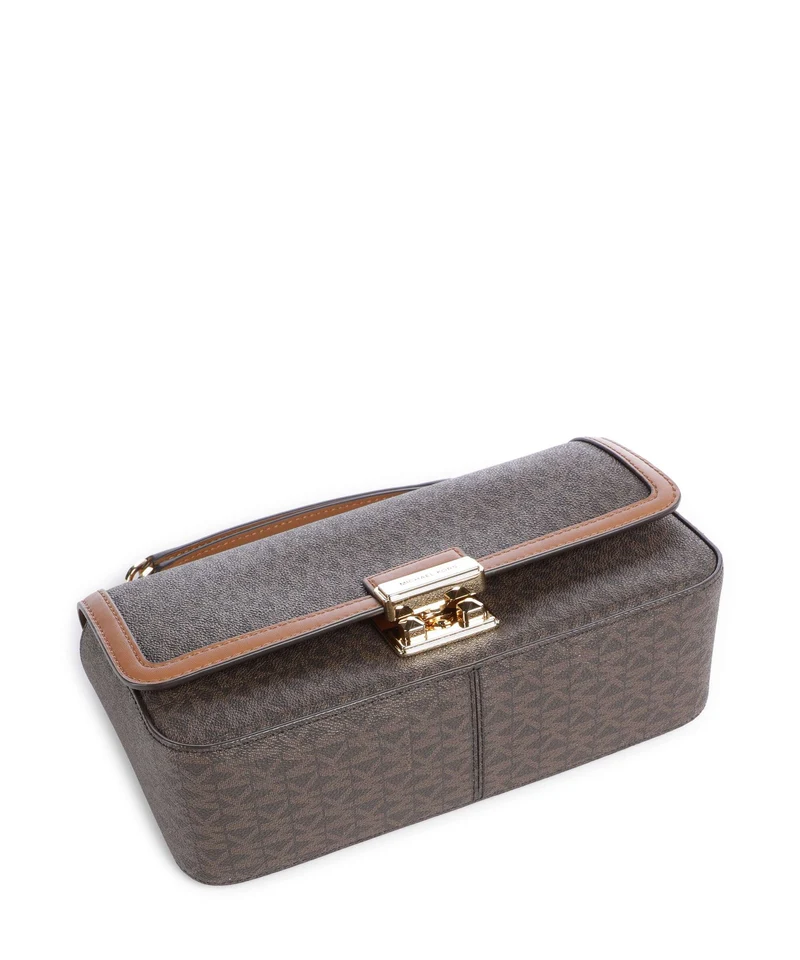 Michael Kors Tribeca Large Schultertasche brown/acorn