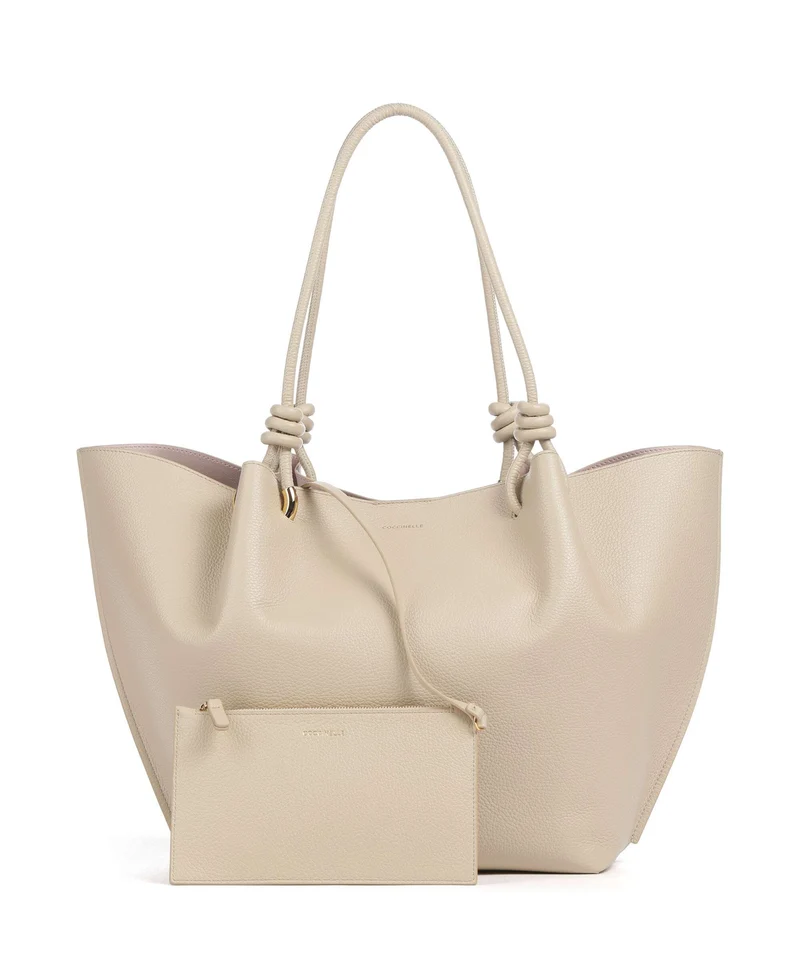 Coccinelle Finn Shopper sandshell