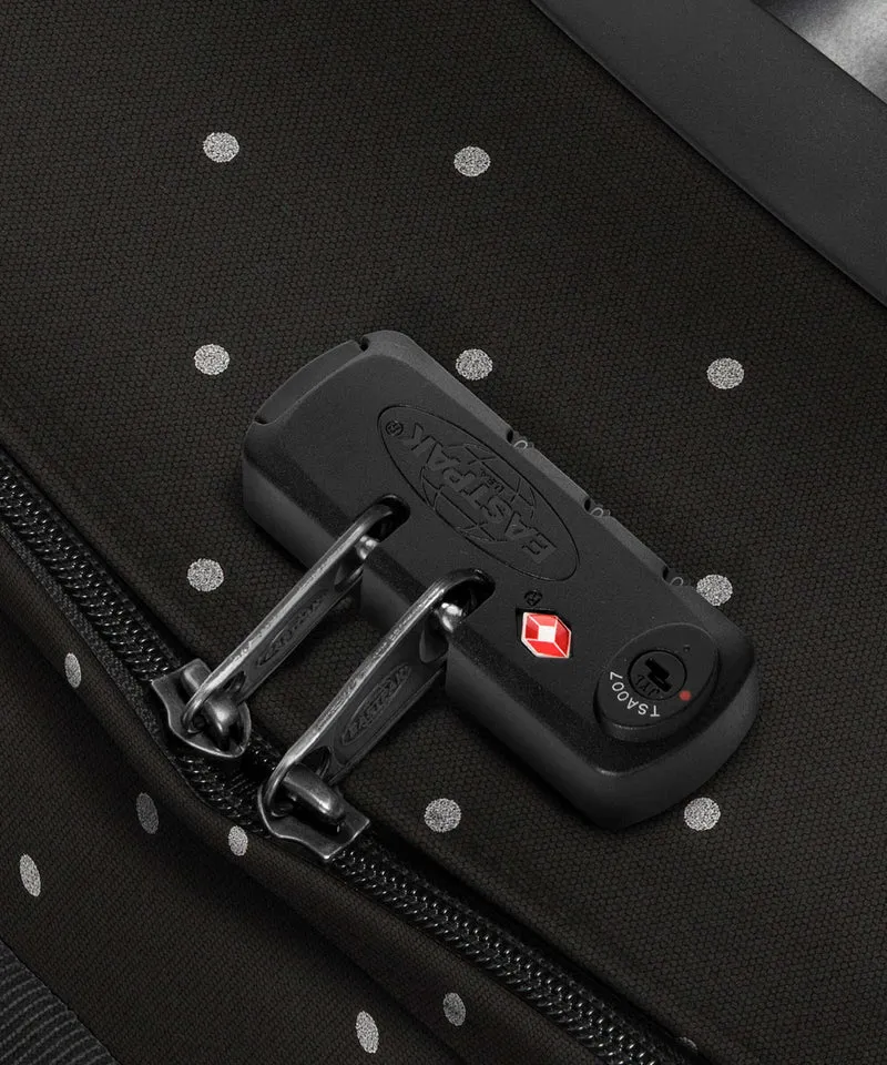 Eastpak Tranverz M Rollenreisetasche dots black/silver