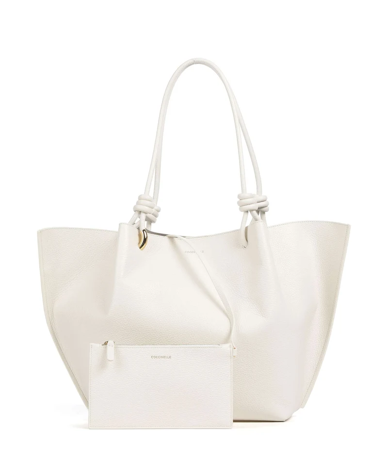 Coccinelle Finn Shopper pearl