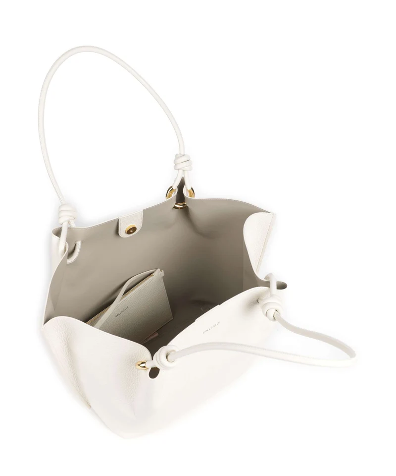 Coccinelle Finn Shopper pearl