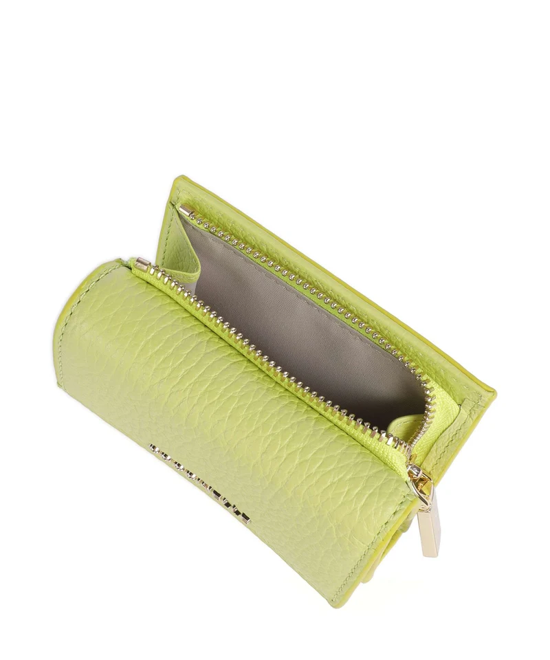 Coccinelle Metallic Soft Geldbörse green glow