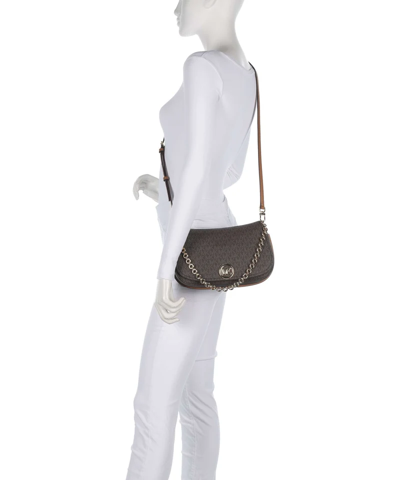 Michael Kors Nolita Medium Schultertasche brown/acorn