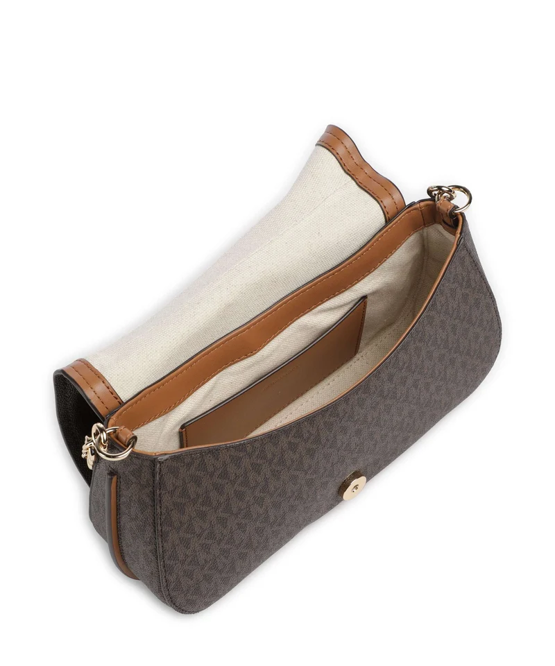 Michael Kors Nolita Medium Schultertasche brown/acorn
