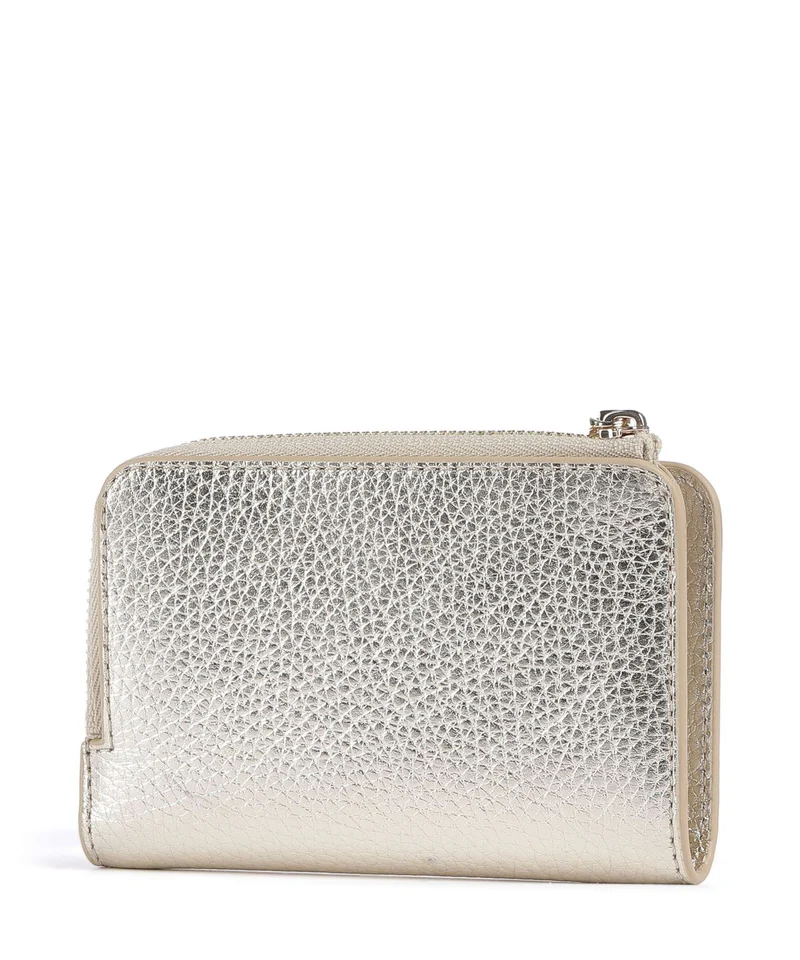 Coccinelle Metallic Soft Geldbörse pale gold