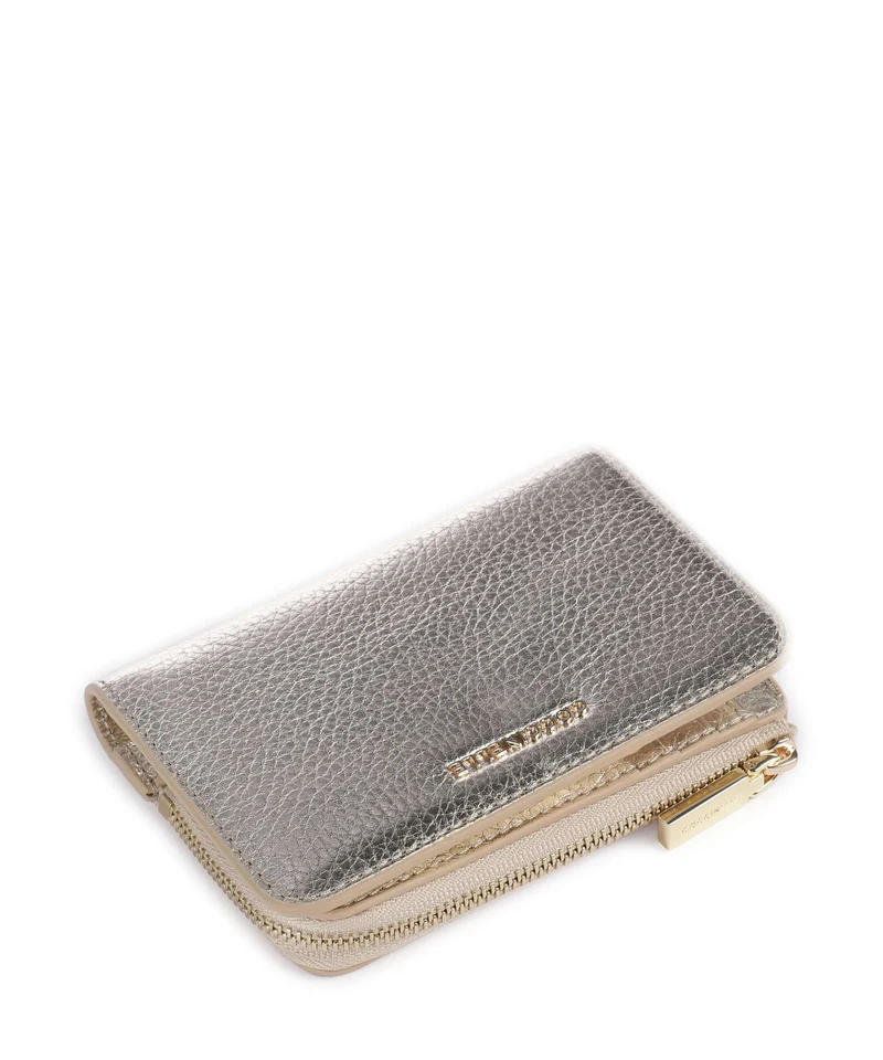 Coccinelle Metallic Soft Geldbörse pale gold