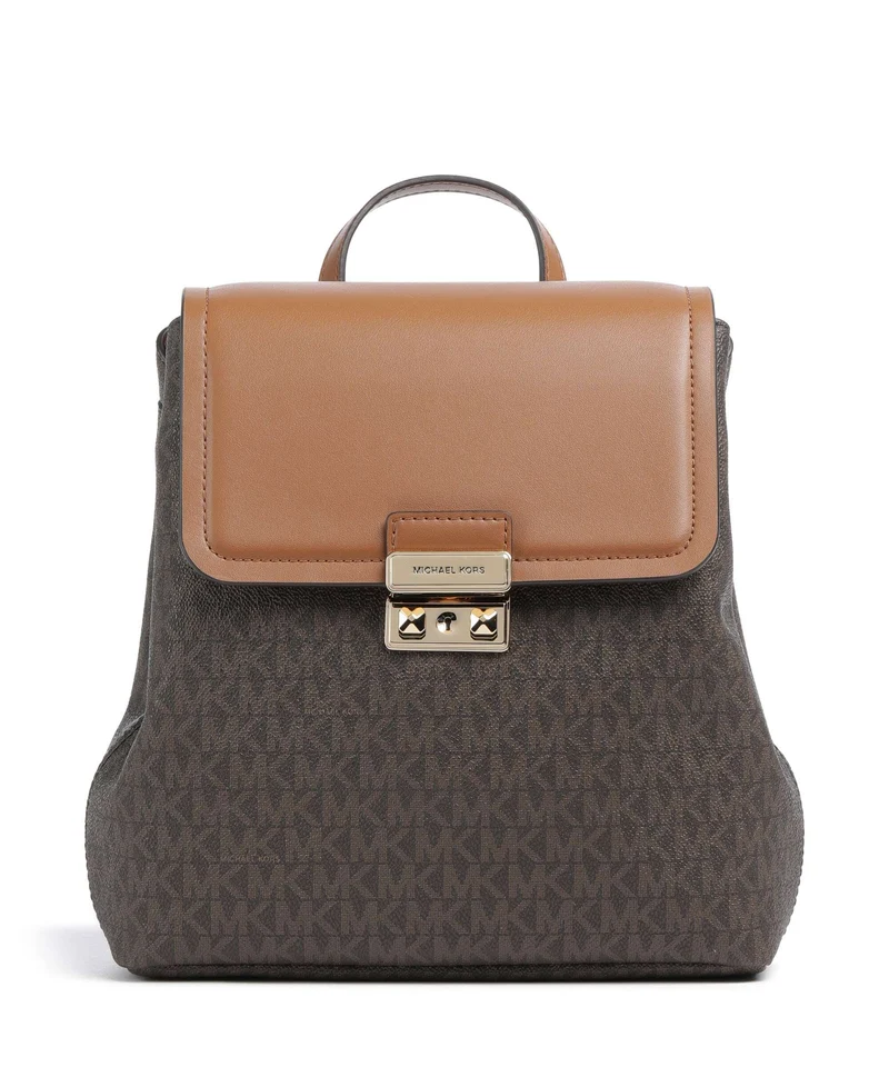Michael Kors Tribeca Small Rucksack brown/acorn