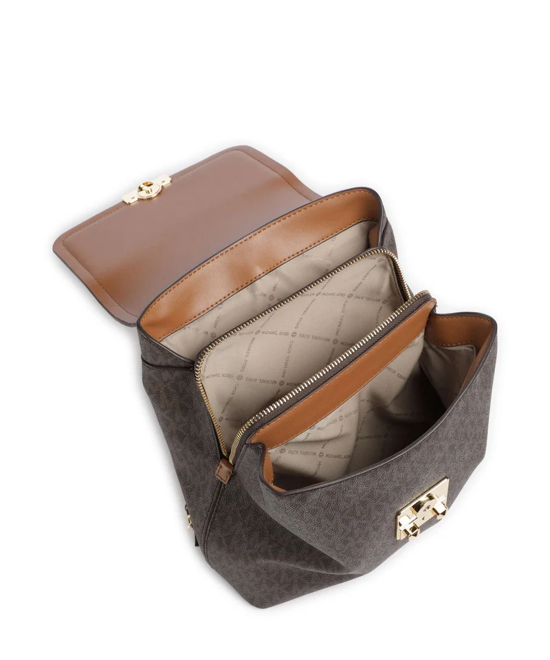Michael Kors Tribeca Small Rucksack brown/acorn
