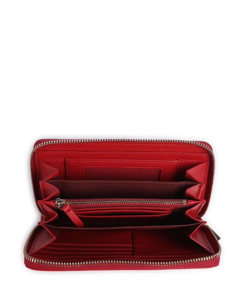 Coccinelle Metallic Soft Geldbörse scarlet