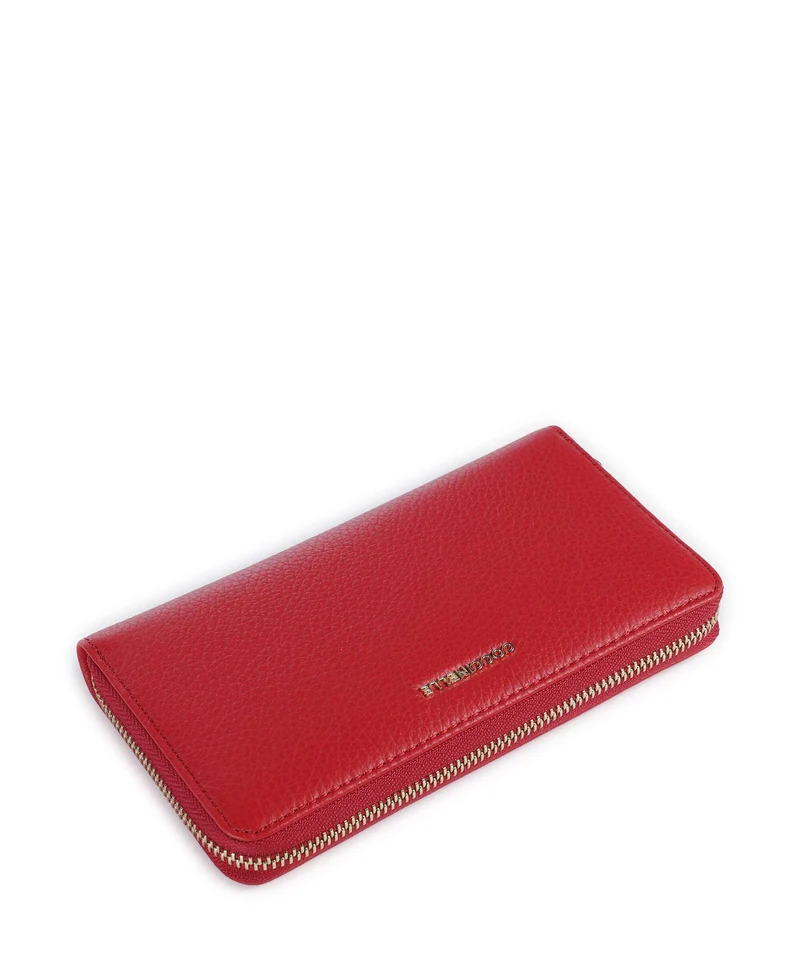 Coccinelle Metallic Soft Geldbörse scarlet
