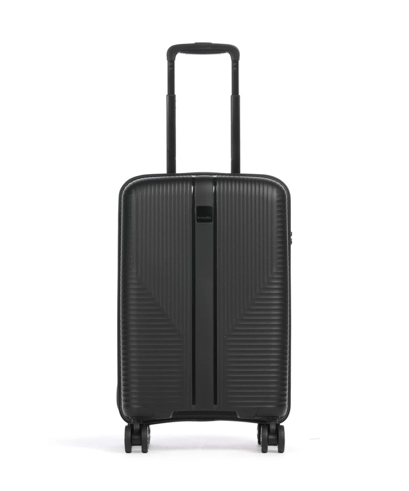 Travelite Air Stripe Slim 4-Rollen Trolley black