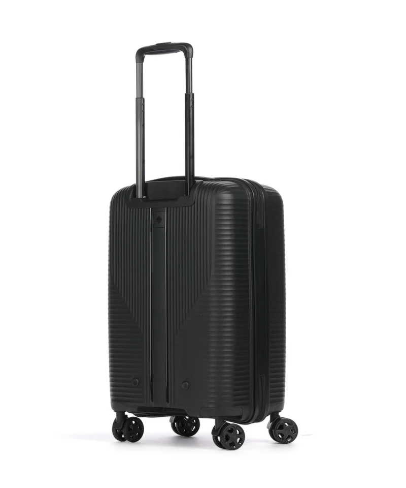 Travelite Air Stripe Slim 4-Rollen Trolley black