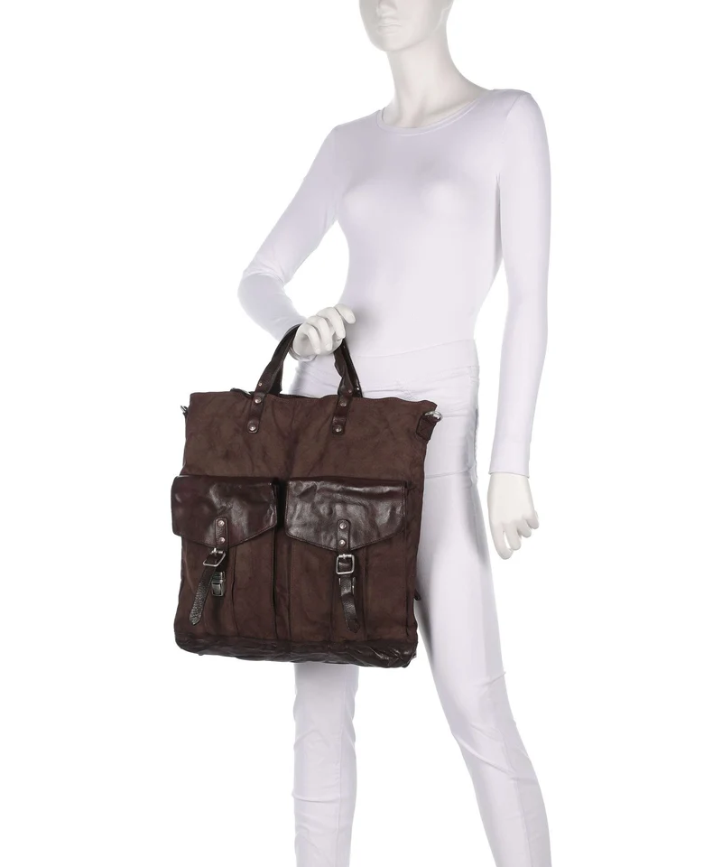 Campomaggi Rucksack-Tasche verde militare/moro