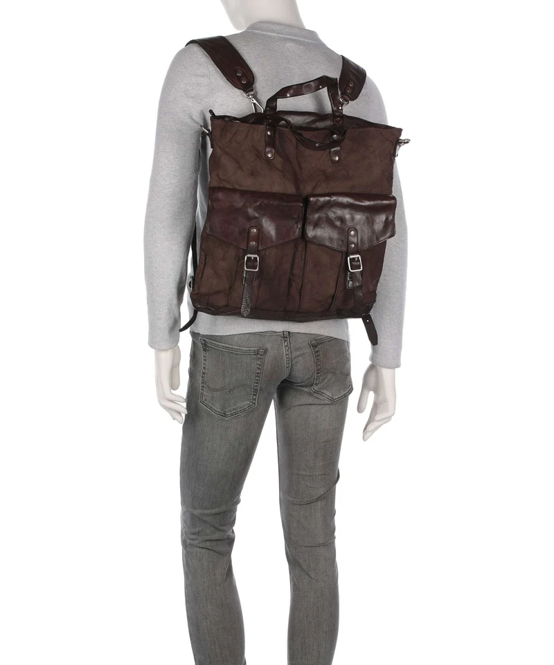 Campomaggi Rucksack-Tasche verde militare/moro