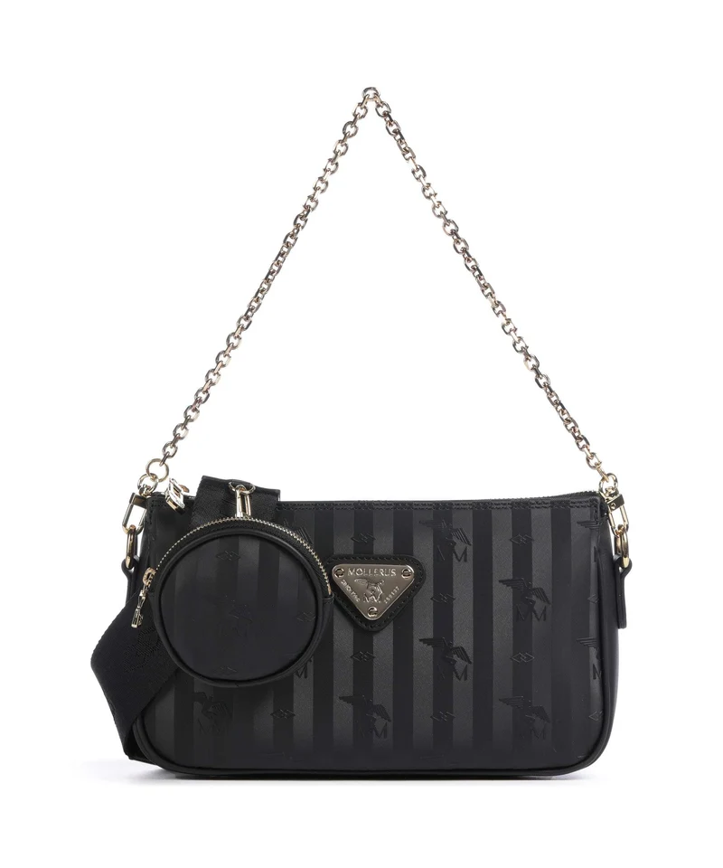 Maison Mollerus Vinerus Zell Schultertasche black