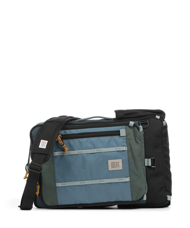 Topo Designs Global 30 Reiserucksack stone blue/forest