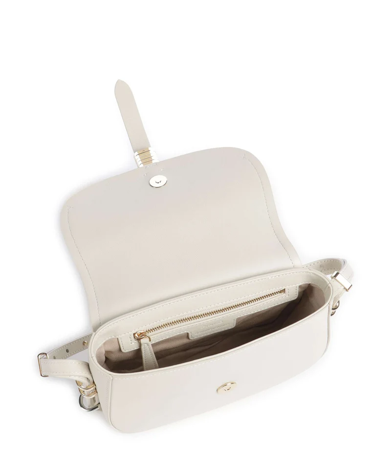Pinko Saddle Mini Umhängetasche bianco seta/gold/nike