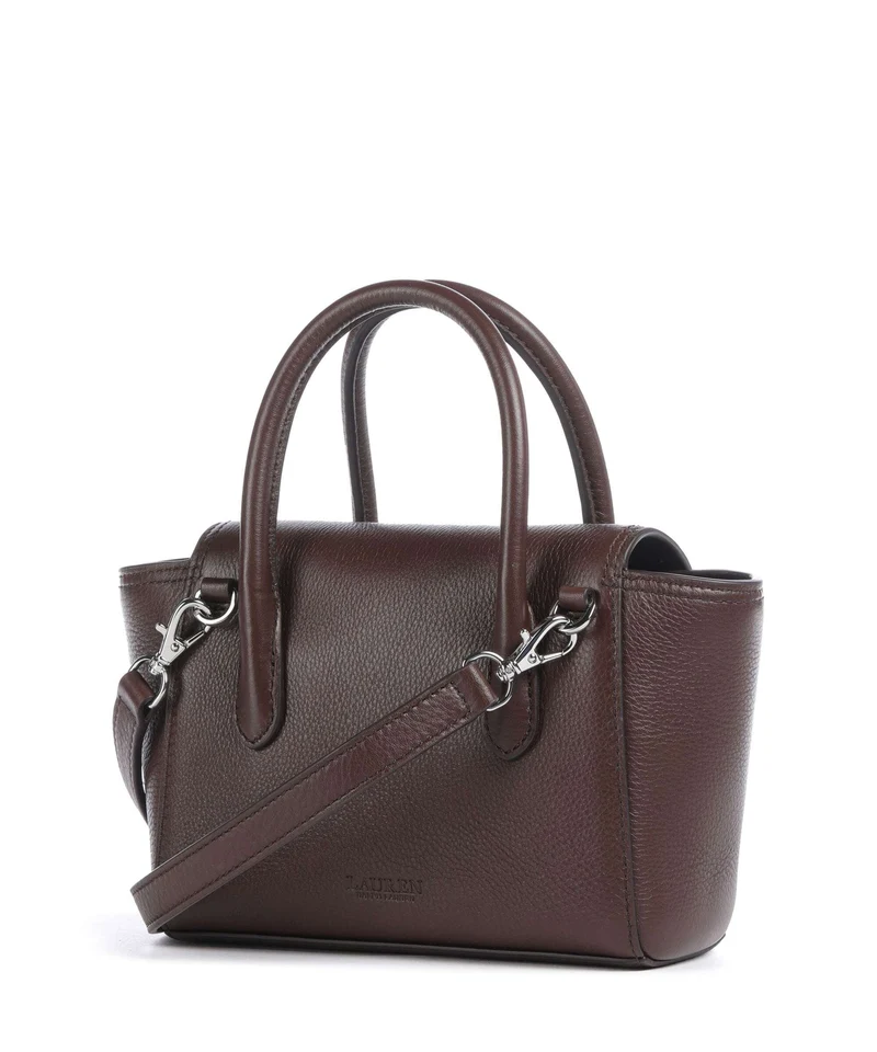Lauren Ralph Lauren Tanner Small Umhängetasche dark hickory
