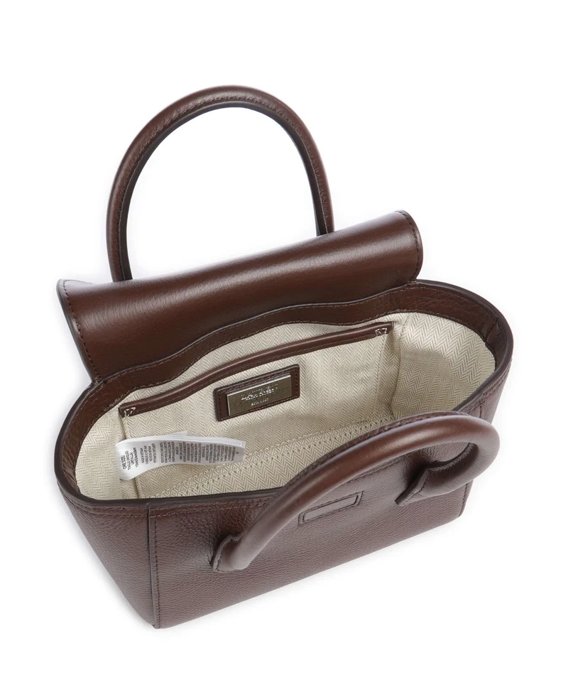Lauren Ralph Lauren Tanner Small Umhängetasche dark hickory
