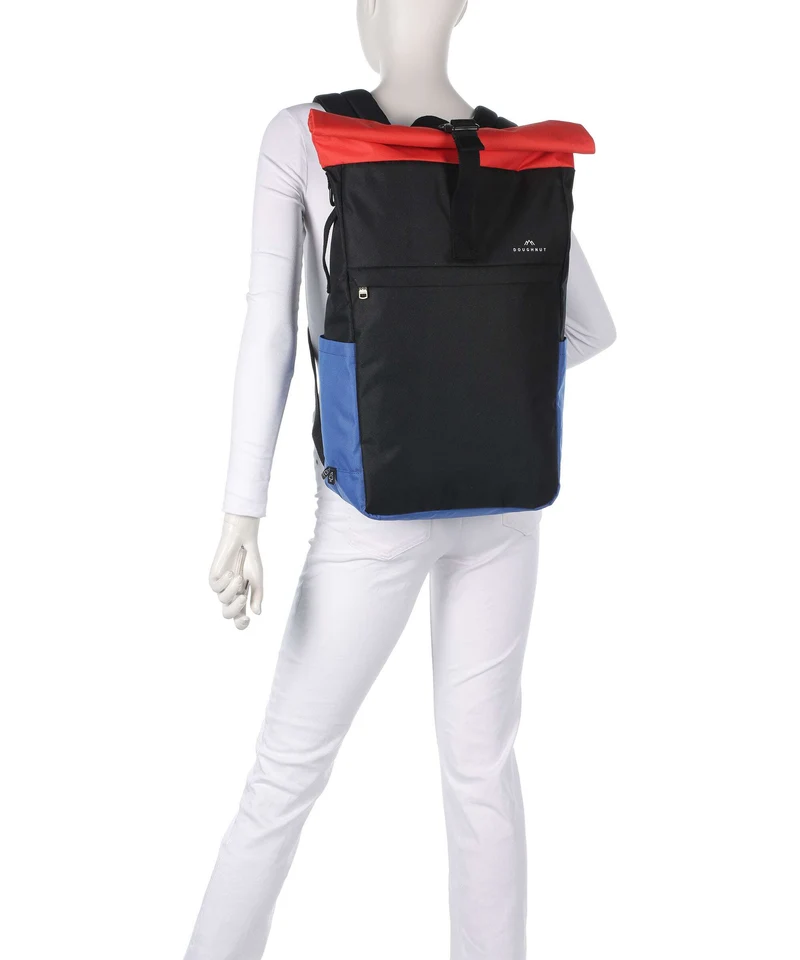 Doughnut Reborn Jetpack Rolltop Rucksack black/grapefruit