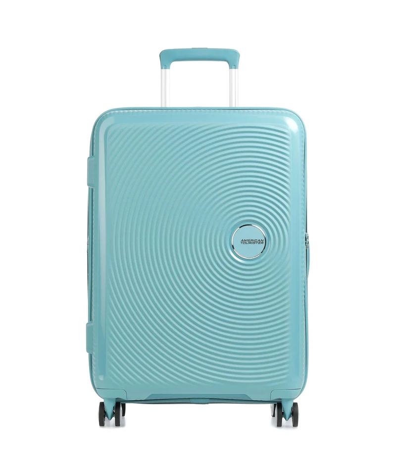 American Tourister Soundbox 4-Rollen Trolley turquoise tonic