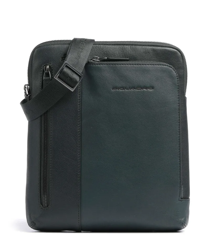 Piquadro Black Square Umhängetasche verde bosco/verde oliva