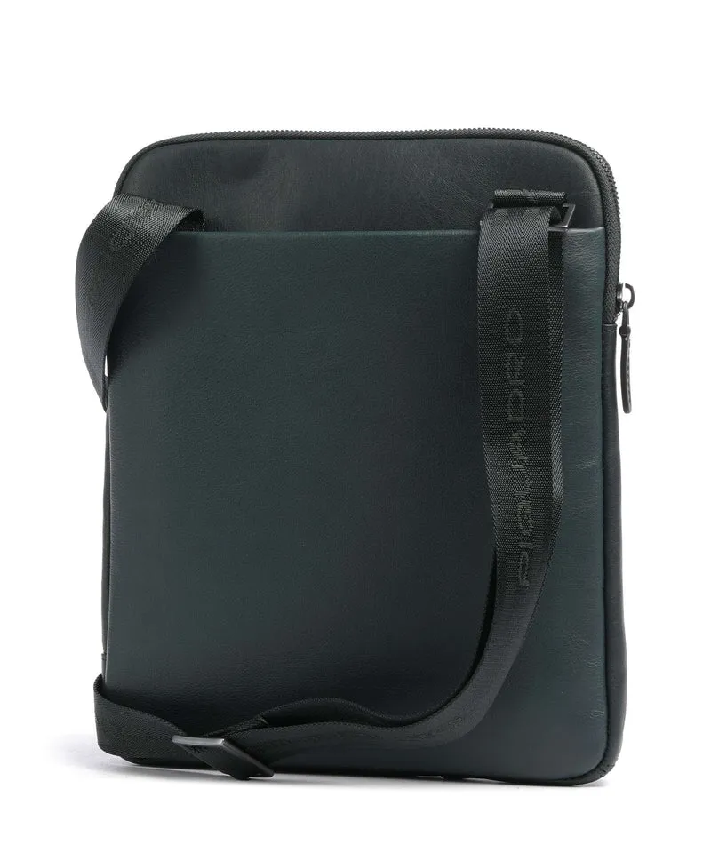 Piquadro Black Square Umhängetasche verde bosco/verde oliva