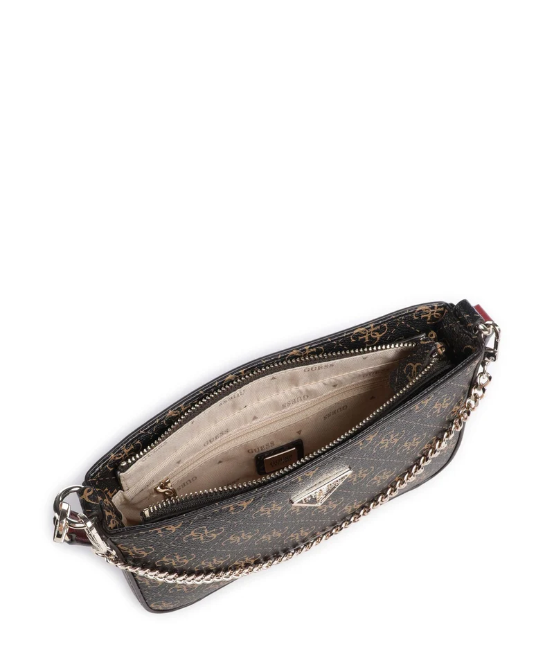 Guess Noelle Schultertasche brown