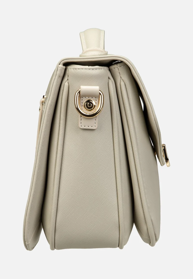 Ella Saffiano Classic Bag Beige - Umhängetasche