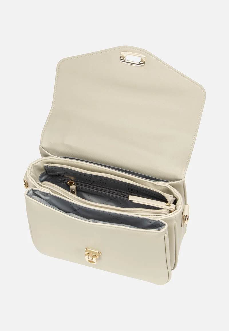 Ella Saffiano Classic Bag Beige - Umhängetasche