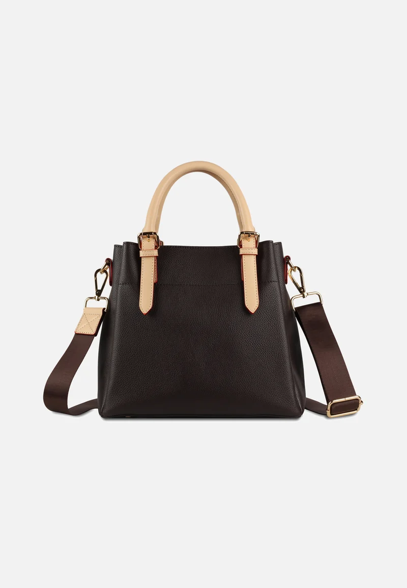 Ella Top Handle M Dunkelbraun - Henkeltasche