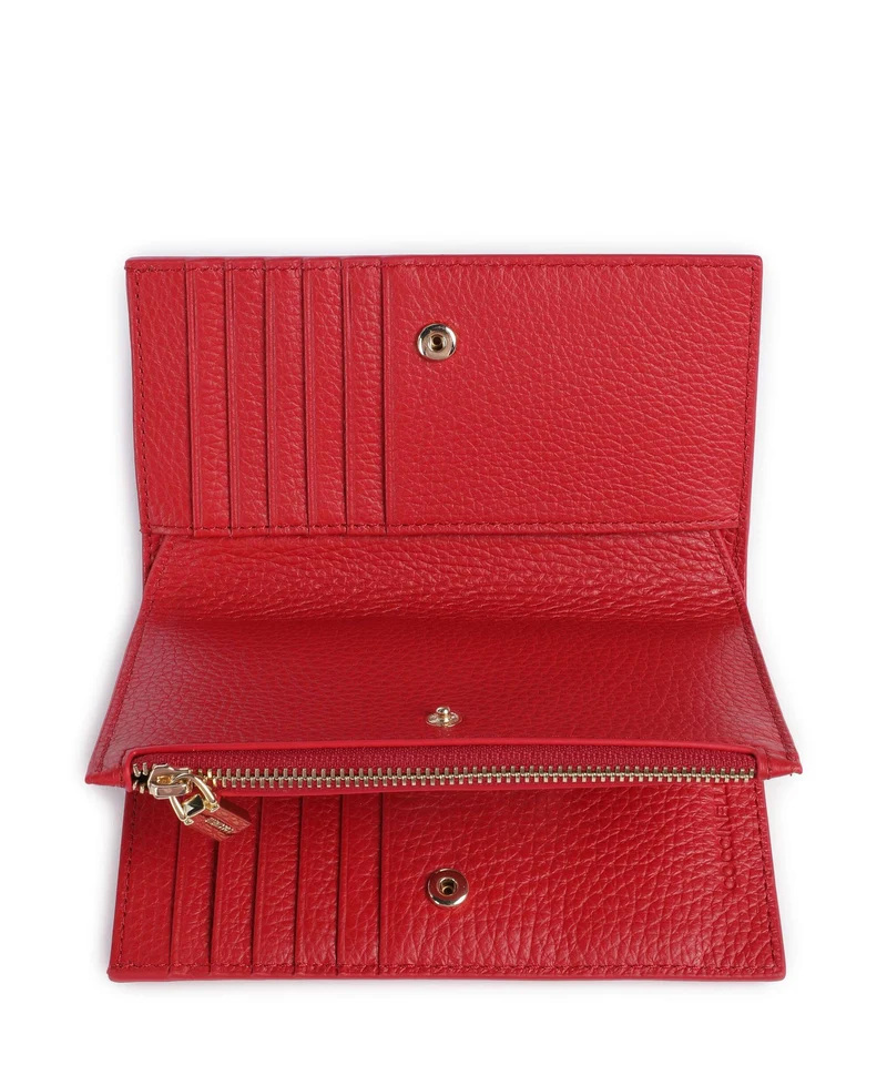 Coccinelle Metallic Soft Geldbörse scarlet