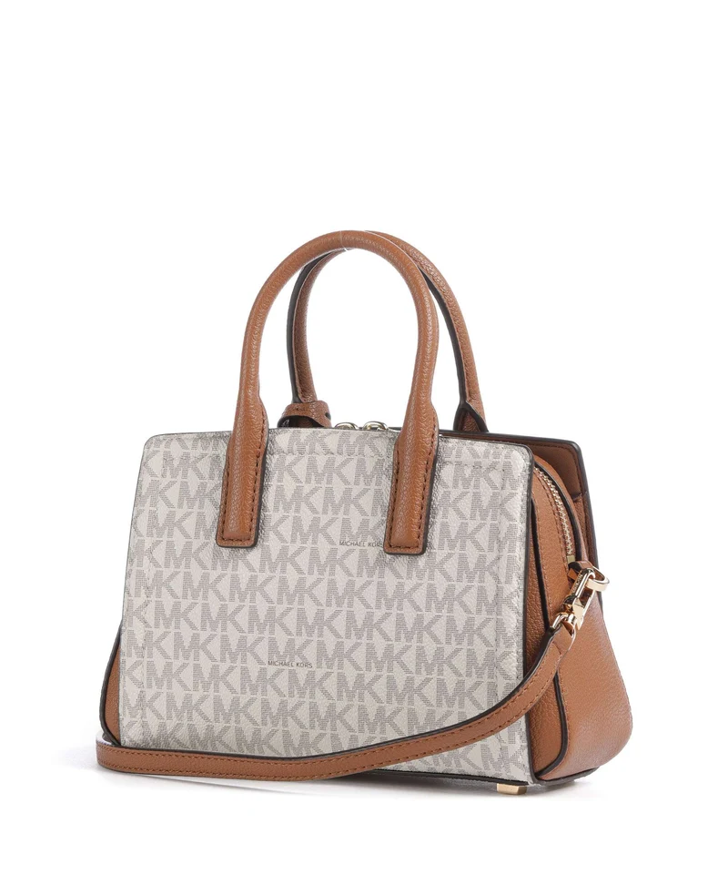 Michael Kors Laila XS Handtasche vanilla/acorn