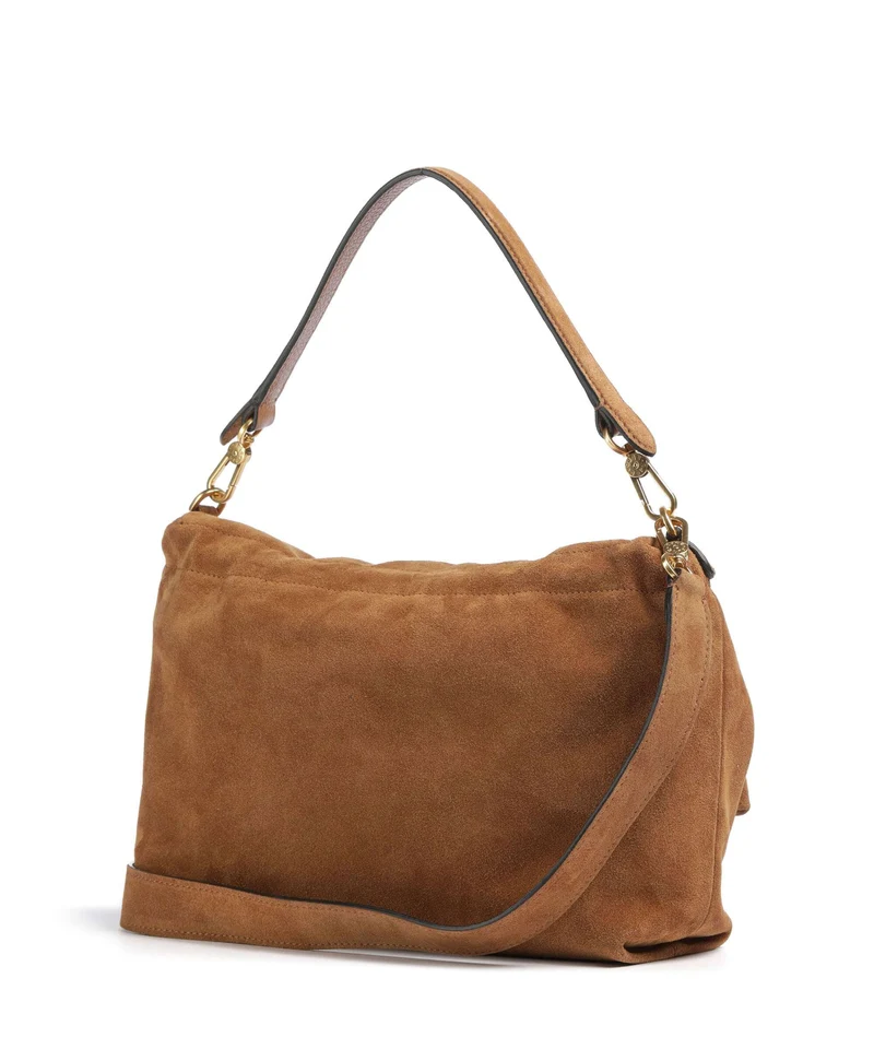 Abro Suede Temi Large Schultertasche cuoio