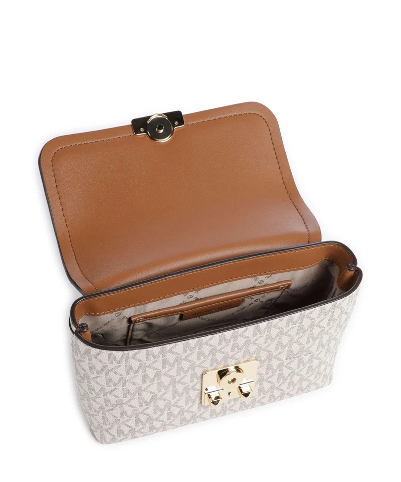 Michael Kors Tribeca XS Handtasche vanilla/acorn