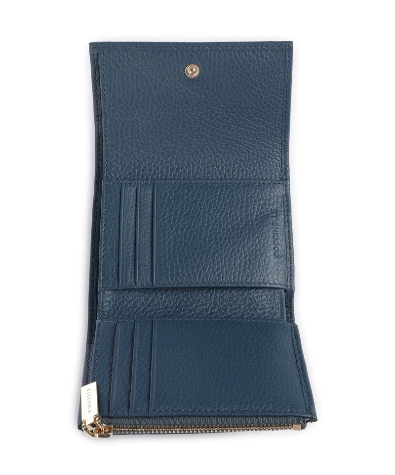 Coccinelle Metallic Soft Geldbörse deep blue