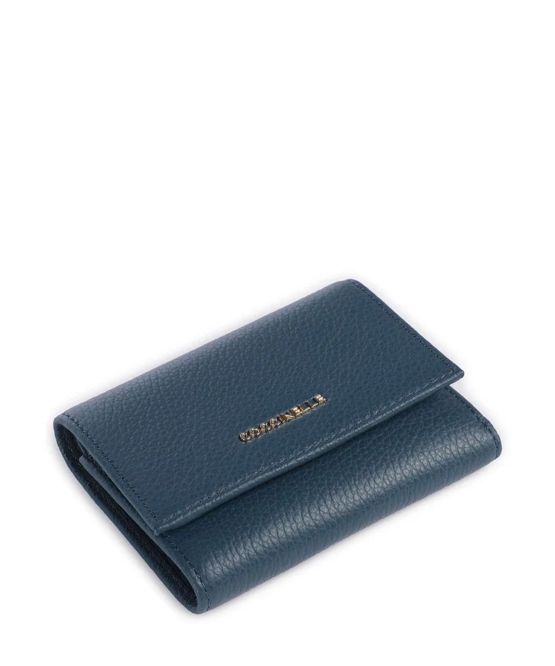 Coccinelle Metallic Soft Geldbörse deep blue