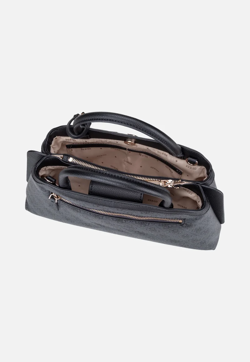 Lindsey Girlfriend 49060 Coal Logo - Satchel