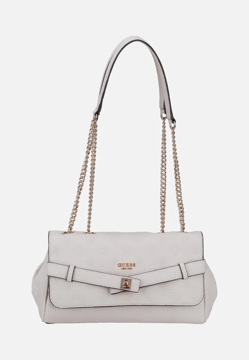 Ella Logo Convertible Flap 46210 Stone Logo - Abendtasche