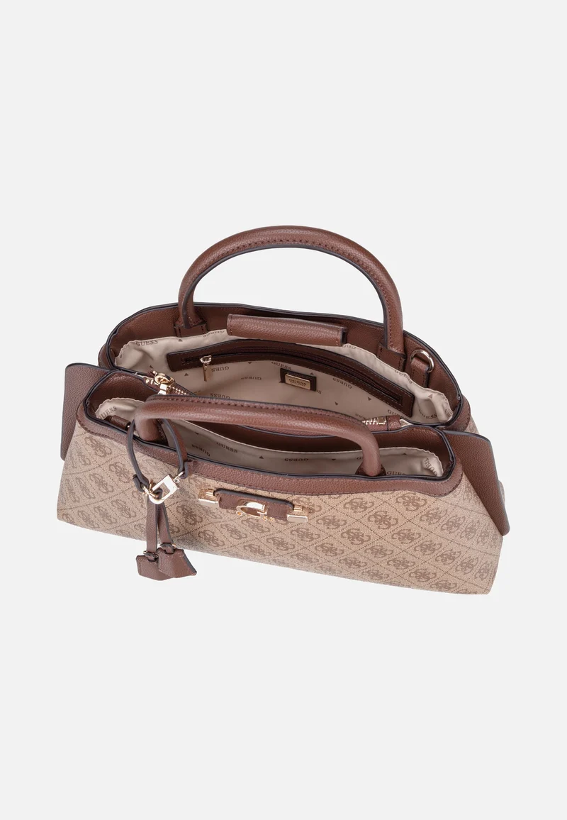 Lindsey Girlfriend 49060 Latte Logo - Satchel