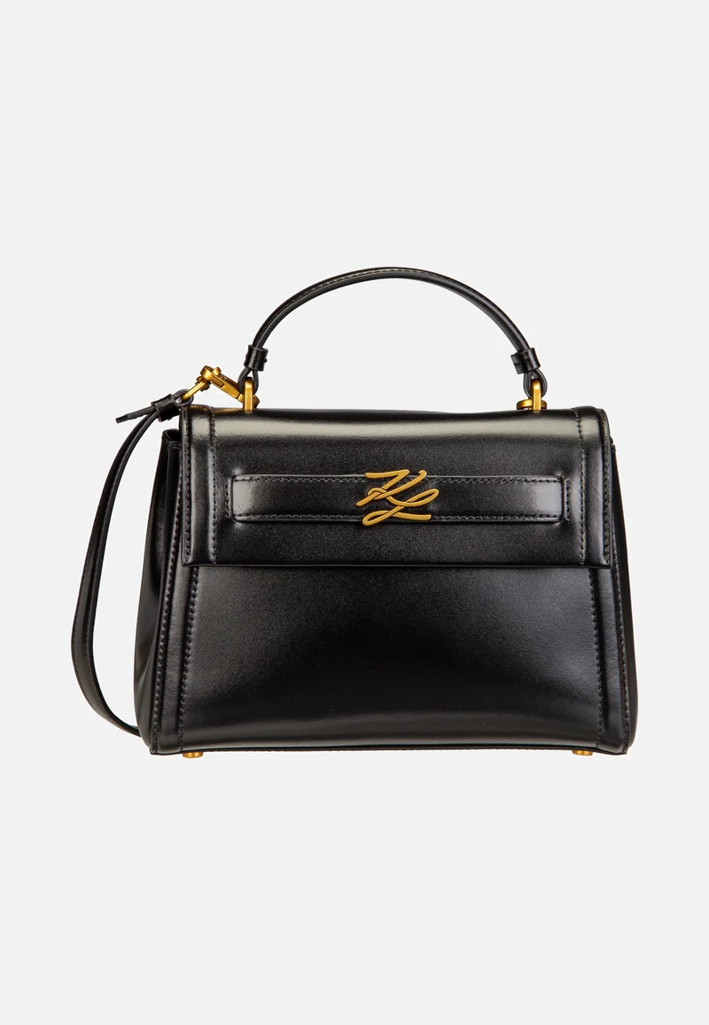 K/Autograph SM Top Handle Black/Gold - Henkeltasche