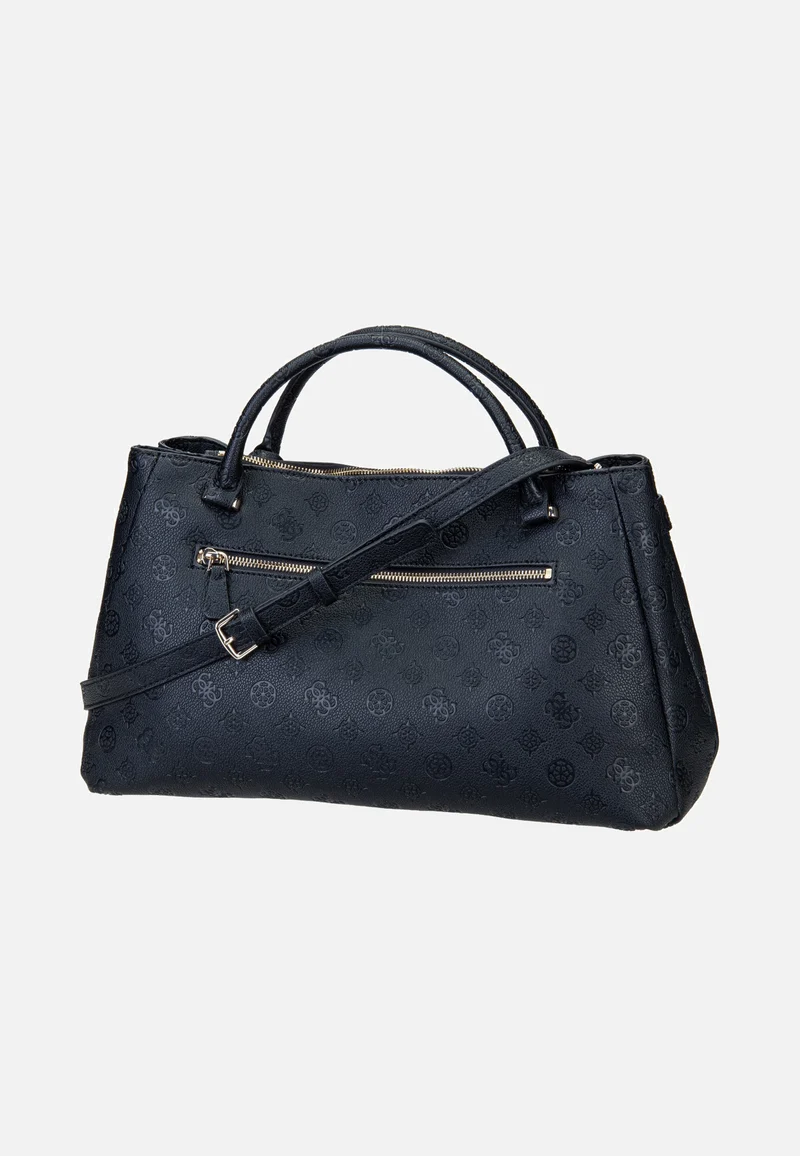 Ella Logo Large Girlfriend 46060 Black Logo - Satchel