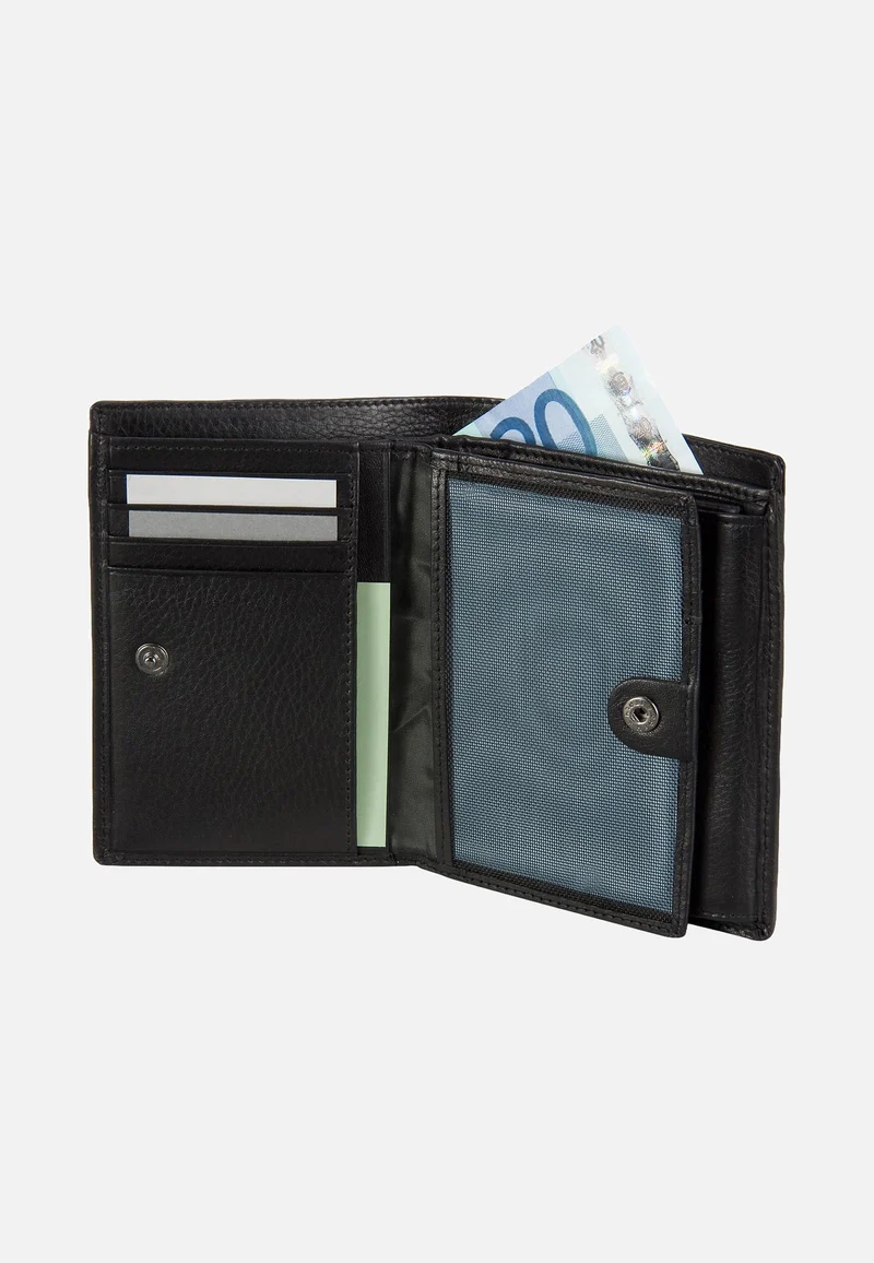 Carter Bill Fold V8 Black - Portemonnaie