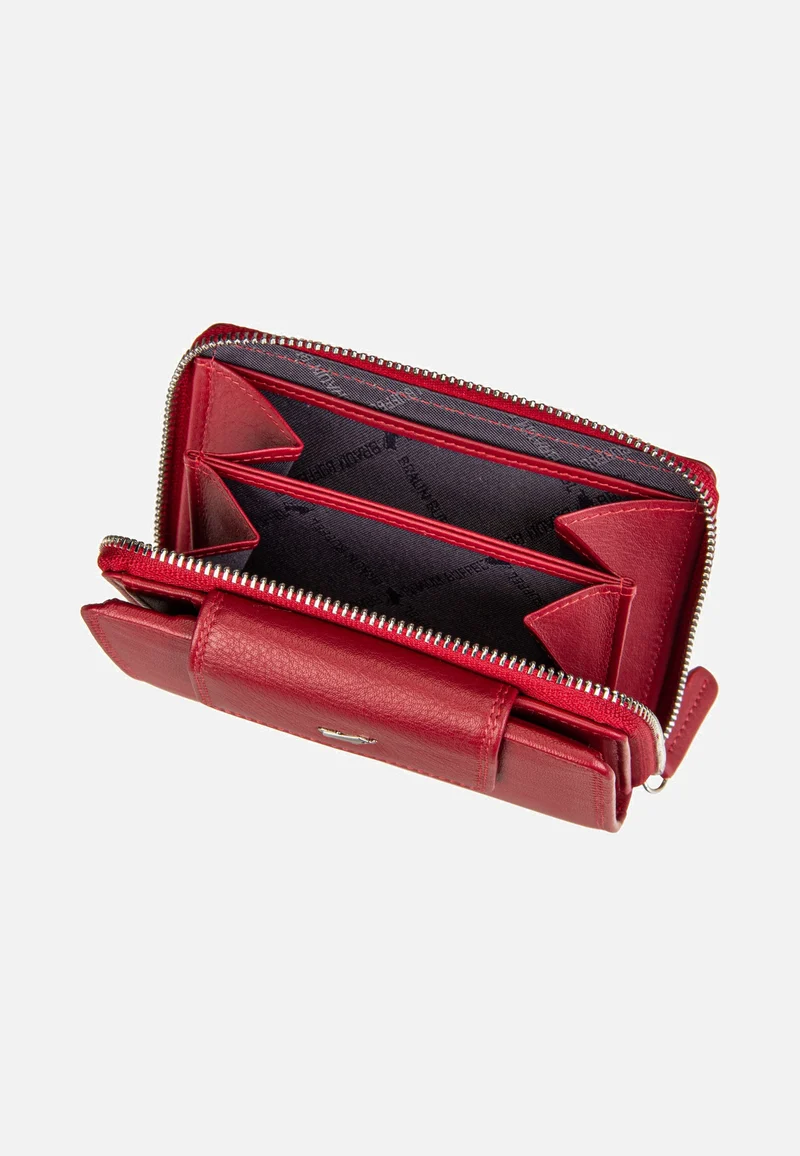 Golf RFID Zip-Wallet M 12Cs Red - Portemonnaie